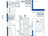 启迪协信中心_2室2厅1卫 建面69平米