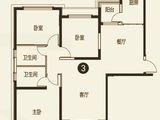 秦皇岛恒大城_3室2厅2卫 建面128平米