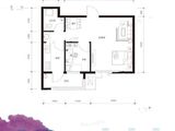 九里桃源春晓_1室1厅1卫 建面53平米