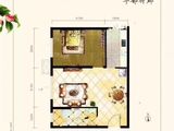 华都驿郡_1室2厅1卫 建面56平米