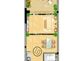 富力南昆山温泉养生谷_1室1厅1卫 建面52平米