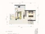 深业泰富广场_1室1厅1卫 建面57平米