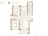 未名1898_3室2厅1卫 建面95平米