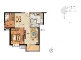 廊坊大拇指广场_2室2厅4卫 建面87平米
