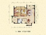 金地辉煌富域城_1.2栋A户型正稿曲线 建面0平米