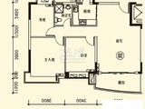 恒大世纪生态城_3室1厅1卫 建面107平米