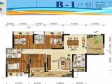 万豪金海丽城_4室2厅2卫 建面127平米
