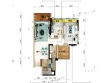 碧桂园半岛1号_2室2厅1卫 建面80平米