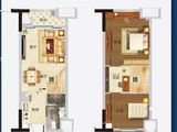 华炬珑玥公馆_2室2厅1卫 建面40平米