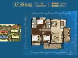 经纬凯旋城_3室2厅2卫 建面118平米