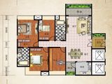 奥园锦江国际新城御峰_4室2厅2卫 建面136平米