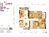 名爵华府_4室2厅2卫 建面117平米