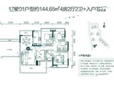 蓬江玉圭园_4室2厅2卫 建面144平米