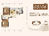 佳源帝都温泉山庄_2室2厅1卫 建面84平米