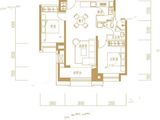 昆仑御_2室2厅1卫 建面97平米