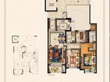 多弗奥林匹克花园_3室2厅2卫 建面99平米