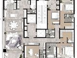 多弗绿城翠湖里_5室2厅3卫 建面260平米