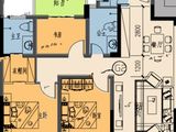 瀚泓盛世名门家园_3室2厅2卫 建面100平米