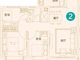 恒大睿城_3室2厅1卫 建面103平米