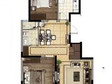 康博名邸_2室2厅1卫 建面98平米