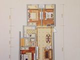 绿地国宝21城_3室2厅1卫 建面106平米