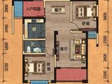 庐江中心城_2室2厅1卫 建面84平米