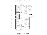 国色天香_3室2厅1卫 建面120平米