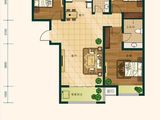 元氏现代城_3室2厅2卫 建面121平米
