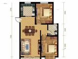 栾城金域华府_2室2厅1卫 建面93平米