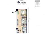 华业家居生活广场_1室1厅1卫 建面61平米
