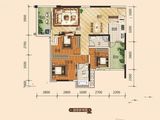 天健天境_3室2厅2卫 建面91平米