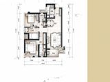 万科悦江南_3室2厅2卫 建面91平米
