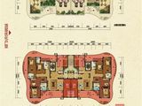 中铁国际生态城_A、B户型顶层户型图 建面0平米