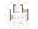 中交汇通横琴广场_1室1厅1卫 建面55平米