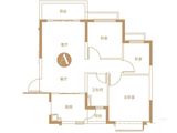 恒大悦府_3室2厅1卫 建面90平米