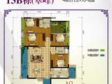 领秀国际_4室2厅2卫 建面148平米