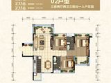 大福名城_3室2厅2卫 建面123平米