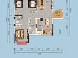 纯水岸_3室2厅2卫 建面126平米