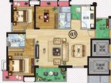 建华悦景台_3室2厅2卫 建面117平米