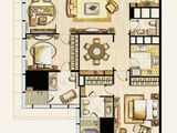 东方之门_3室2厅3卫 建面193平米