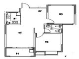 锦绣江南_2室2厅1卫 建面87平米