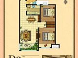 金丰尚城_2室2厅1卫 建面92平米