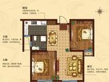 紫荆城_2室2厅1卫 建面78平米