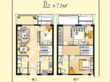 钰丰商都_3室1厅1卫 建面73平米