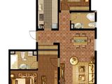 东方城市豪庭_2室2厅1卫 建面123平米