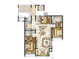 朗诗新西郊_3室2厅3卫 建面180平米