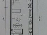 皇冠国际公寓_1室1厅1卫 建面68平米