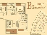 法兰原著_3室2厅1卫 建面90平米