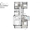 蓝城凤起梧桐_4室2厅2卫 建面144平米