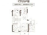 新密碧桂园_3室2厅2卫 建面122平米